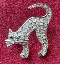 Butler & Wilson Brooch Cat