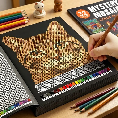 Mystery mosaics color - mystery,