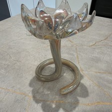 Art Glass Flower With Spiral