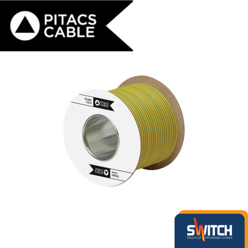 Earth cable single core - core, green