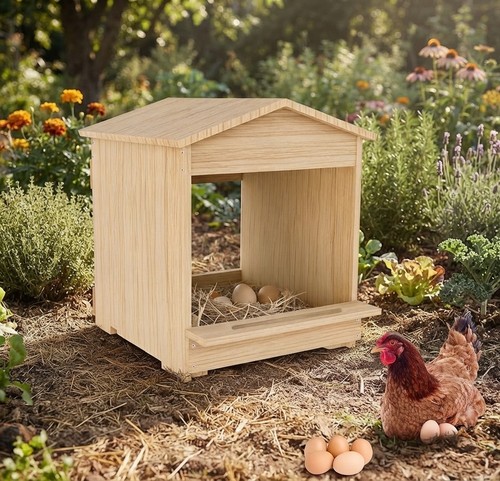 Wooden chicken nesting - wooden, boxes
