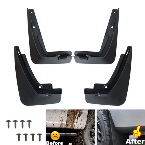 4pcs black splash - black, guards