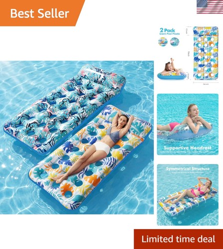 Pack inflatable pool floats - 2,