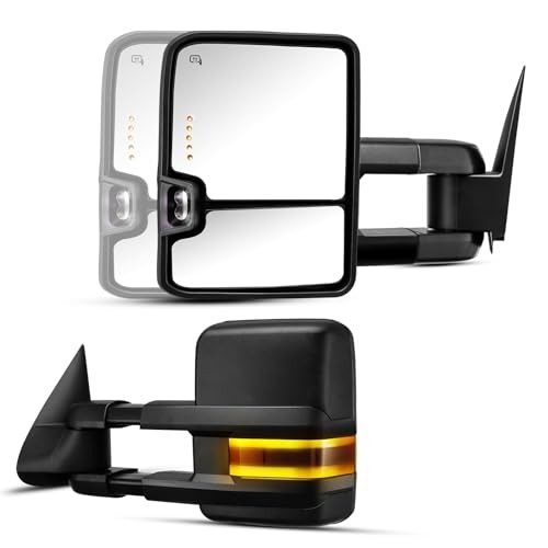 Pair towing mirrors fit - towing,