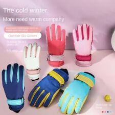 Children Ski Gloves Winter Snowboard Snow Warm Glove Boys Girl Thicken Mittens