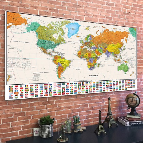 World map poster - world, giant