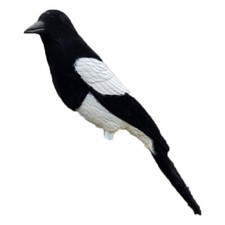 Magpie flocked decoy - magpie,