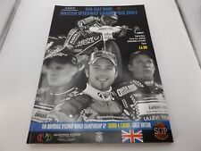 2004 SPEEDWAY BRITISH GRAND PRIX PROGRAMME - CARDIFF MILLENNIUM STADIUM