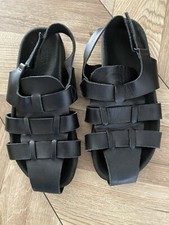 zara boys sandals black Size