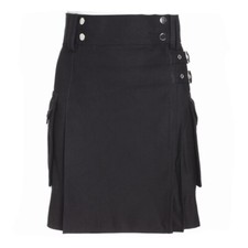 Ladies black utility scottish - black,