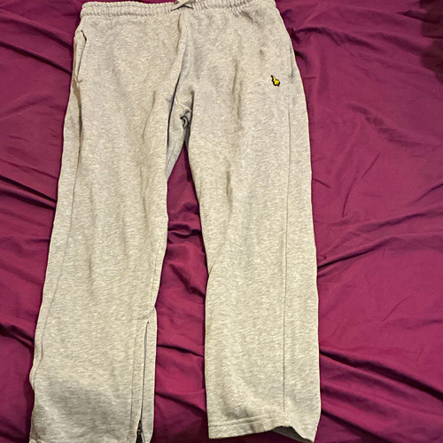 Lyle scott boys grey jogger - &,