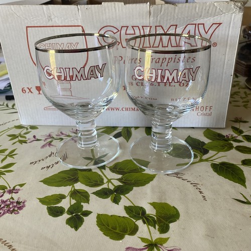 Chimay belgian beer glass - chimay,