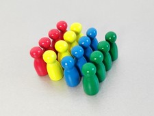 Spare Parts: Ludo Set of 16 Pieces Wooden - select set required