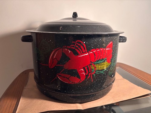 Graniteware steel quart - graniteware,