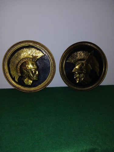 Pair vintage bronze plated - pair,