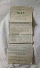 Original Instruction Leaflet For TILLEY DN. 250 Domestic  Paraffin Pressure Iron