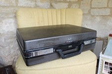 DELSEY Black, Hard-shell, Briefcase 19x5x14" combination lock