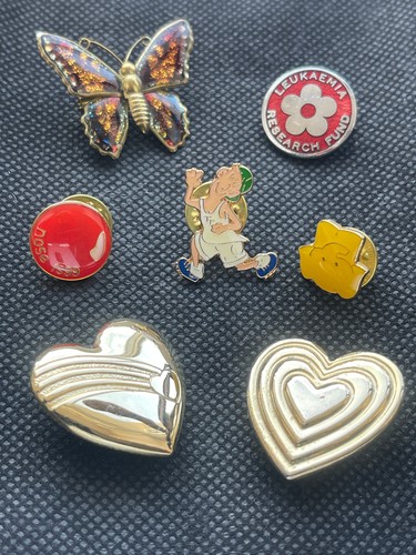 Job lot charity pin - lot, of