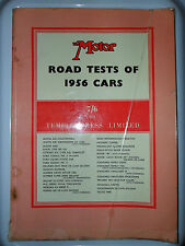 STANDARD FAMILY EIGHT 8 TEN VANGUARD III SPORTSMAN 1956 MOTOR ROAD TESTS