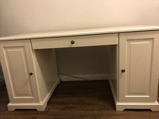 Lovely traditional, solid, wood desk, 2 drawers, special to children.