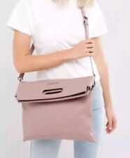 Silvian Heach Slouch Over Crossbody Bag Pink Detachable Adjustable Strap Floral