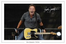 Bruce springsteen signed photo - bruce,