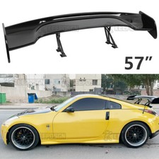 57" Rear Trunk Spoiler GT Racing Wing For Nissan 350Z 370Z GT-R GTR R34 R35 R36