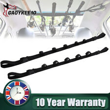 Van Fishing Rod Rack Holder Straps Car Roof Fishing Pole Storage Carrier Belt