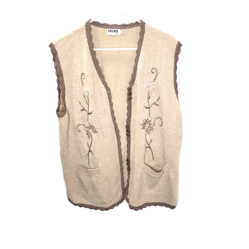 Vintage goldie knit floral - vintage,