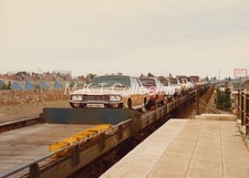 Rail Photo Cars on Motorail Service @ Exeter St Thomas 3/9/82