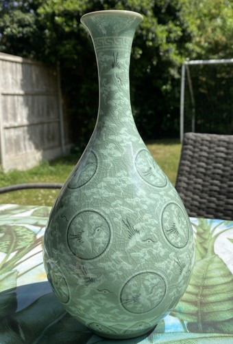 Korean celadon crackle glazed - celadon,