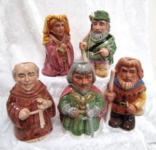 Set 5 x Vintage Leonardo ROBIN