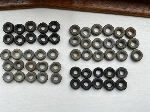 Grey black dinky toys tyres - toys,