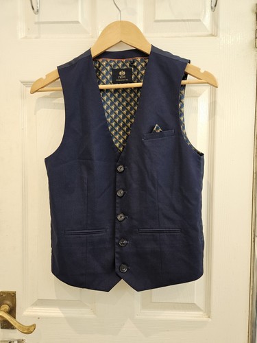 Boys next navy waistcoat size - waistcoat,