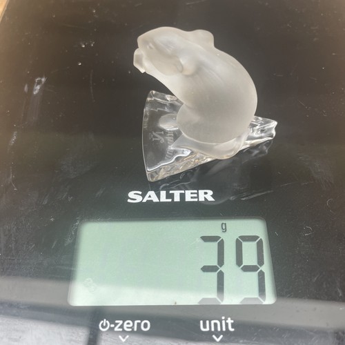 Crystal cuties glass mouse - glass,