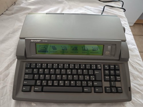 Sharp font writer 560 - writer, fw-560
