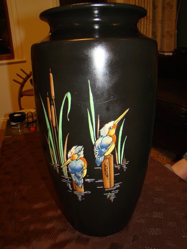 Antique large shelley black - antique,