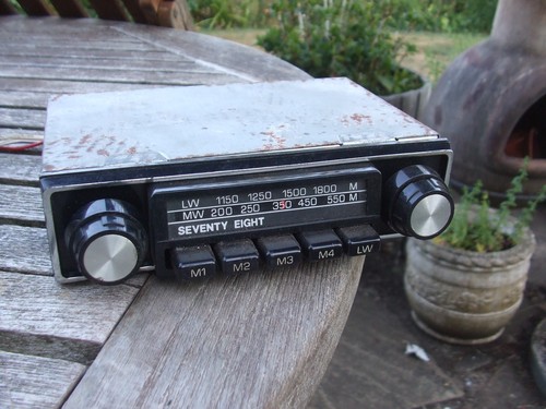 Classic car radio seventy - car,