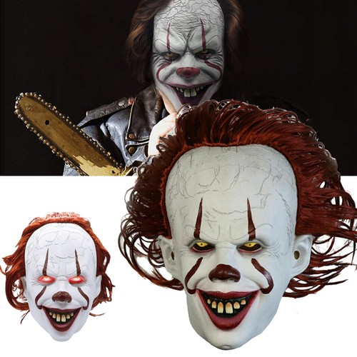 Halloween clown mask led - mask,