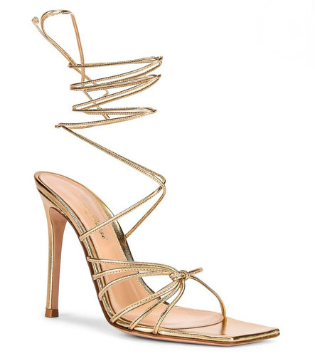 Gianvito rossi gold strappy - gold,