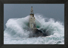 Stormy sea Framed Wall Art