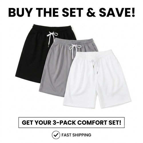 Pack mens comfort shorts - 3,