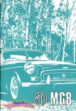 MGB 1973 1974 OWNERS MANUAL MG