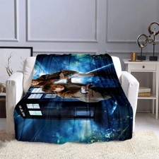 Doctor Who Blanket Throw Flannel For Sofa Bedroom 180 x 150cm; 7 Designs 
