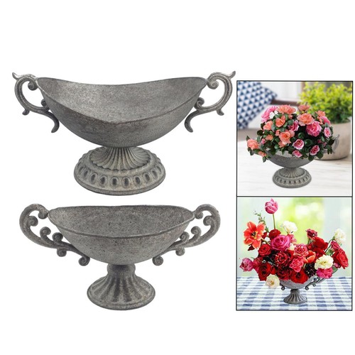 Flower urn vase - vase, metal