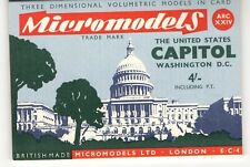 Card Model Kit – Micromodel ARC XXIV The US Capitol, Washington