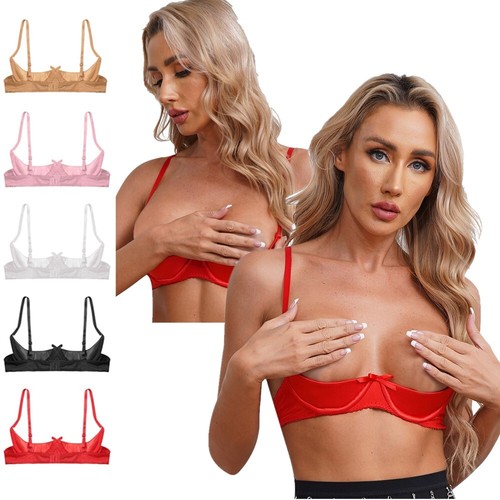 Womens sexy satin 4 cup - womens,
