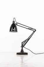 Vintage Industrial Herbert Terry Model 1208 Adjustable Desk Table Lamp Light