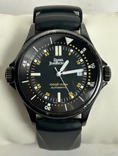 Daniel JeanRichard Diverscope 43mm Black PVD Auto Watch Ref. 24020 – Box & Paper