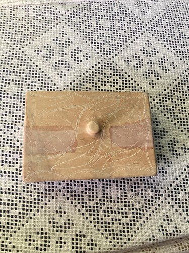 Hand carved soapstone - hand,